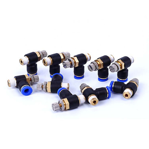 ข้อต่อลมแบบปรับสปีด SNS JSC Series [Connector Fitting]